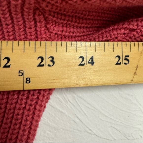 Ann Taylor Ribbed Knit Oversized Sweater Womens XL Mock Neck Slouchy Fall Preppy - Picture 10 of 10